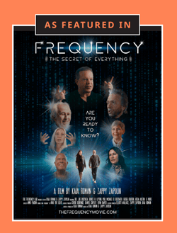 Promotional poster for the documentary film Frequency (The Secret of Everything)